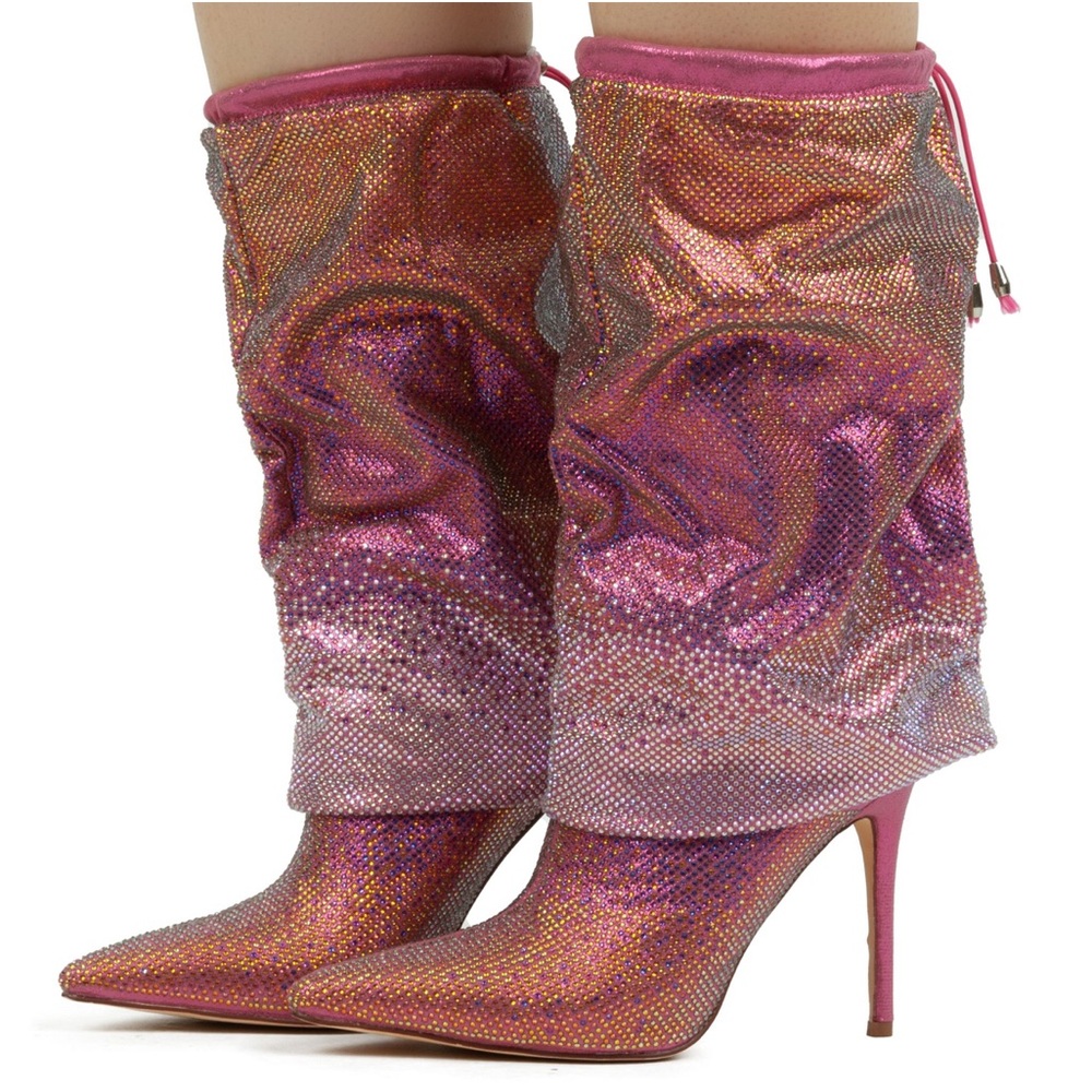 Wishful Pink - Glamorous Pink and Silver